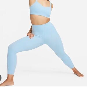 Nike Dry Fit Heather Blue Leggings